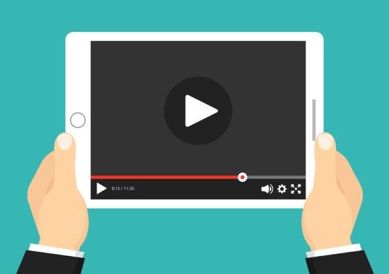 Tablet Video Hosting YouTube